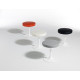 Knoll Saarinen Sgabello girevole Tulip bianco vista