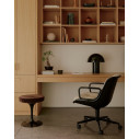 Knoll Saarinen Sgabello girevole Tulip nero ambientazione