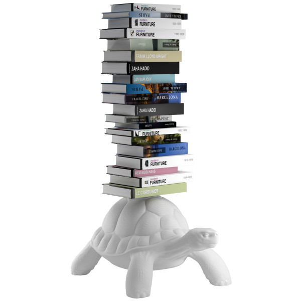 Turtle Carry Bookcase White