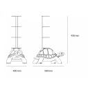 Turtle Carry Bookcase Qeeboo dimensioni