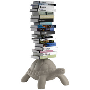 Turtle Carry Bookcase Dove Grey