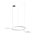 U-Light Cerchio Lampada a sospensione Axolight dimensioni