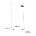 U-Light Cerchio Lampada a sospensione Axolight dimensioni