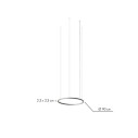 U-Light Cerchio Lampada a sospensione Axolight dimensioni