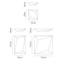 Ukiyo Lampada da soffitto-parete Axolight dimensioni