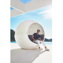Moon Daybed Vondom con copertura in corda intrecciata ambientazione