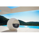 Moon Daybed Vondom con copertura in corda intrecciata ambientazione