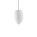 Fontanaarte Uovo bianco lampada a sospensione vista