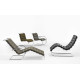 Knoll Mies Van Der Rohe MR Chaise Longue regolabile Edizione Bauhaus vista