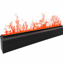 Camino elettrico a Vapore Acqueo 3D APP bruciatore inserto da incasso Vapor 100 Divina Fire vista