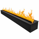 Camino elettrico a Vapore Acqueo 3D APP bruciatore inserto da incasso Vapor 125 Divina Fire vista