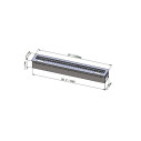 Camino elettrico a Vapore Acqueo 3D APP bruciatore inserto da incasso Vapor 150 Divina Fire dimensioni