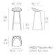 Vases Sgabello Vondom dimensioni