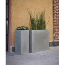 Vaso Kube High L 100 tortora cemento