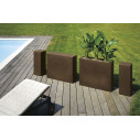 Vaso Kube High Slim ruggine