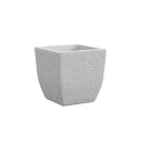 Vaso Lithos 40 Tera bianco pietra