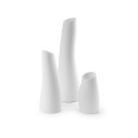 Vaso Madame 60 Plust C2 bianco ambientazione trittico con Madame 95 e Madame 145