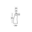 Vaso Madame 95 Plust dimensioni