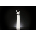Vaso Portacandela One Vetro H 100 Ø25 bianco VGnewtrend ambientazione