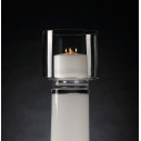 Vaso Portacandela One Vetro H 140 Ø25 bianco VGnewtrend dettaglio