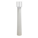 Vaso Portacandela One Vetro H 140 Ø25 bianco VGnewtrend vista
