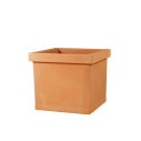 Vaso Quadro Liscio 55 Tera anticato