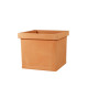 Vaso Quadro Liscio 55 Tera anticato