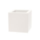 Vaso Schio Cubo 40 Altera di Tera bianco