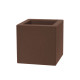 Vaso Schio Cubo 50 Tera bronzo