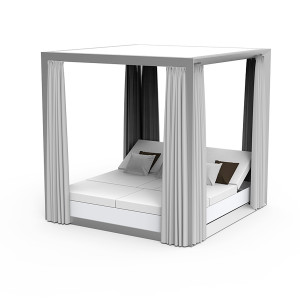 Vela Baldacchino con tende e Daybed