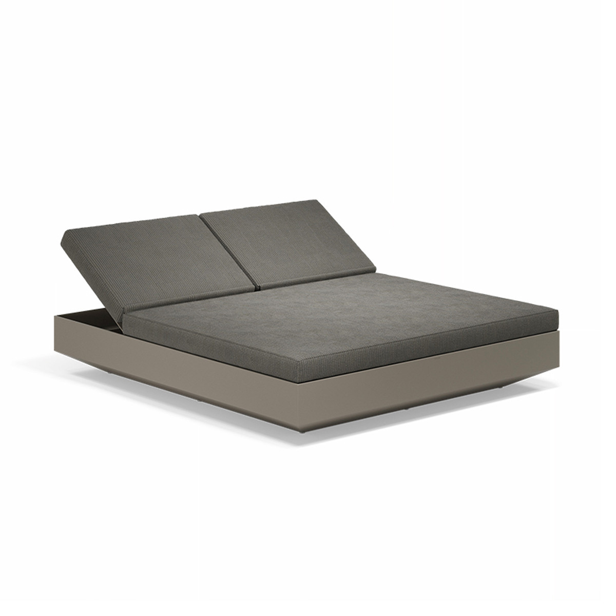 Vela Daybed quadrato con 2 schienali reclinabili