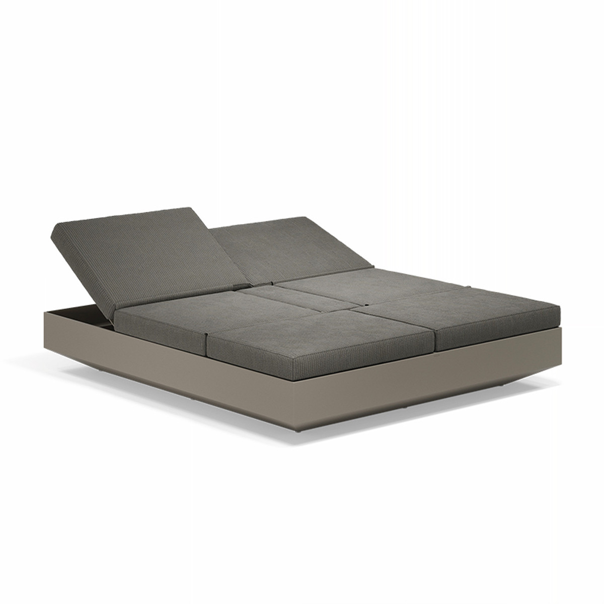 Vela Daybed quadrato con 4 schienali reclinabili