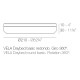 Vela Basic Daybed rotondo Ø 210x40 Vondom dimensioni