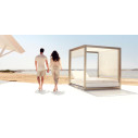 Vela Baldacchino con tendalino e Daybed 4 schienali reclinabili Vondom ambientazione
