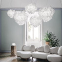 Veli Suspension Large lampada a sospensione White Slamp ambientazione