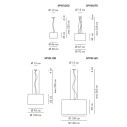 Velvet Lampada a sospensione Axolight dimensioni
