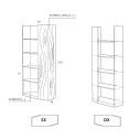 Vertigo Libreria freestanding Minottiitalia specifiche