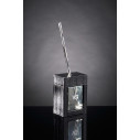 Vg Luxury Home Parfum C/Tubo Acciaio 500ml H 18 13x9 nero VGnewtrend ambientazione