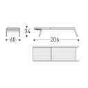 Victor Lettino 60 cm Varaschin dimensioni