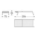 Victor Lettino 75 cm Varaschin dimensioni