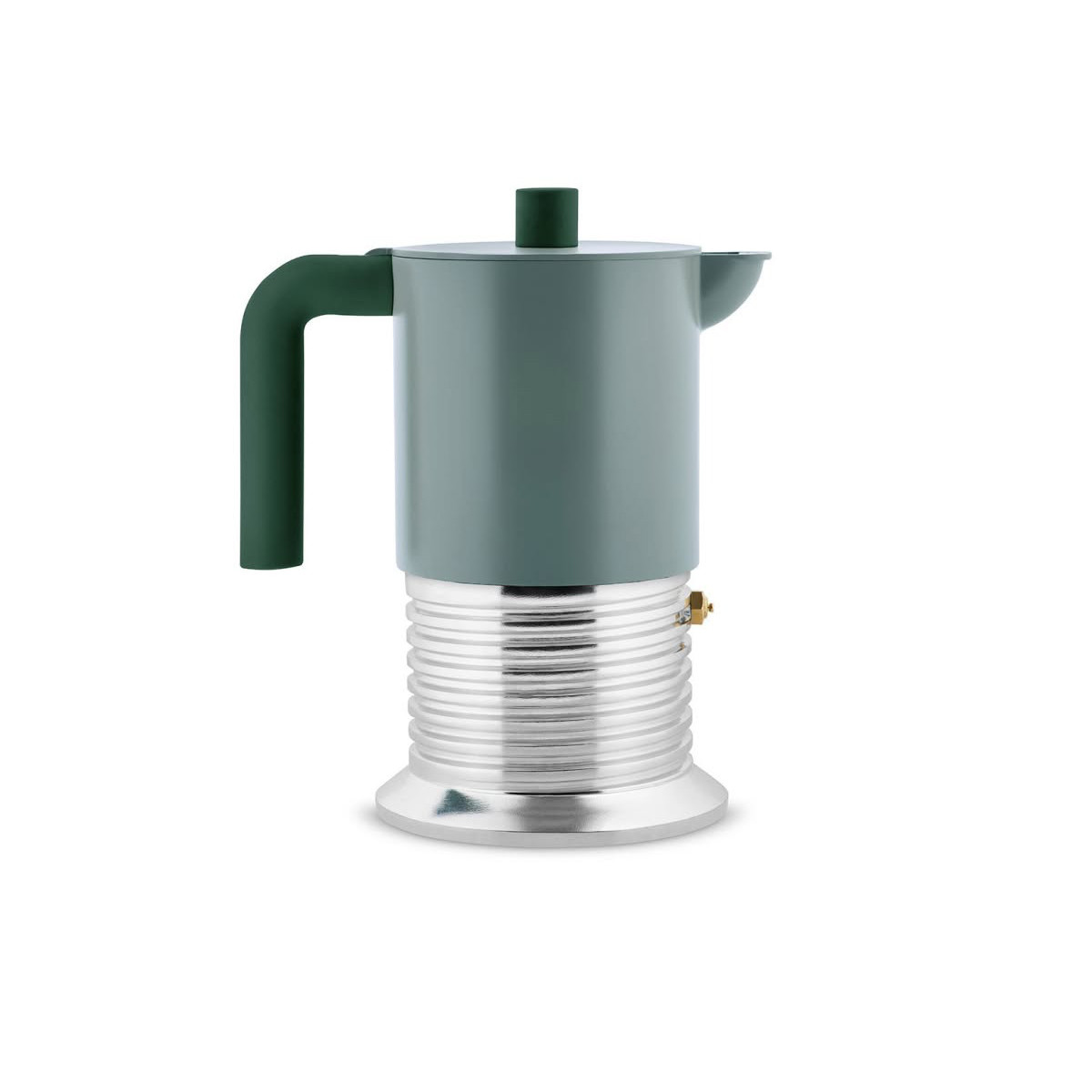 Alessi PM01/6 GR Vite Caffettiera espresso 6 tazze Induzione Verde