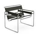 Knoll Breuer Wassily Poltrona Cuoio Nero vista
