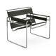 Knoll Breuer Wassily Poltrona Cuoio Nero vista