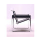 Knoll Breuer Wassily Poltrona Cuoio Nero vista