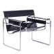 Knoll Breuer Wassily Poltrona Cuoio Nero vista