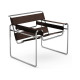 Knoll Breuer Wassily Poltrona Cuoio Spinneybeck vista Dark Brown
