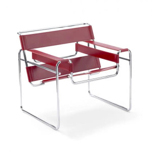 Knoll Breuer Wassily Poltrona Cuoio Spinneybeck