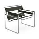 Knoll Breuer Wassily Poltrona Cuoio Spinneybeck vista Dark Green