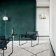Knoll Breuer Wassily Poltrona Nero-Cuoio Spinneybeck ambientazione