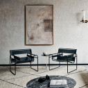 Knoll Breuer Wassily Poltrona Nero-Cuoio Spinneybeck ambientazione